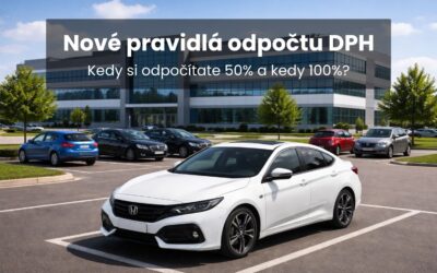 Odpočet DPH na firemné vozidlá od roku 2026: 50% alebo 100%?